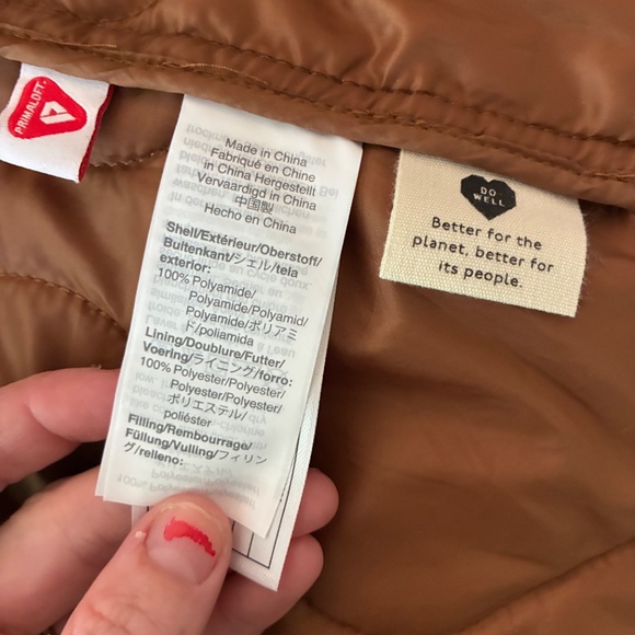 Madewell Rust Quilted coat - Picture 7 of 8